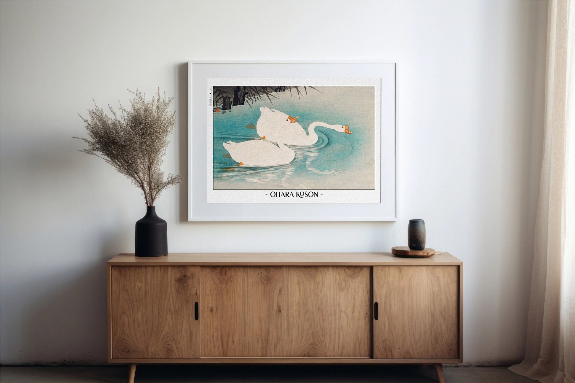 Elevate your decor with Ohara Koson's bird art prints, showcasing the grace of nature and the timeless charm of traditional Japanese Ukiyo-e craftsmanship.