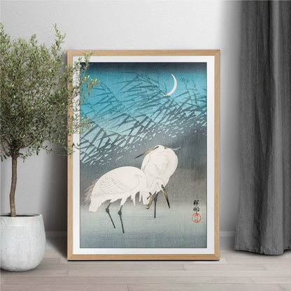 Ohara Koson's bird art prints capture the elegance of nature with intricate details and vibrant colors, adding a touch of Japanese artistry to your home