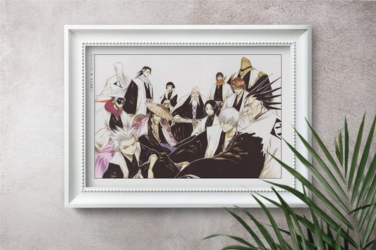 Explore the world of soul reapers and hollow battles with our striking anime wall art, capturing the intense action and emotions from this iconic manga series.