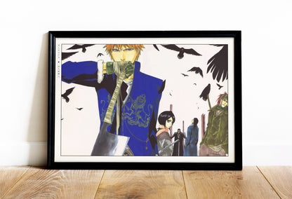 Explore the world of soul reapers and hollow battles with our striking anime wall art, capturing the intense action and emotions from this iconic manga series.