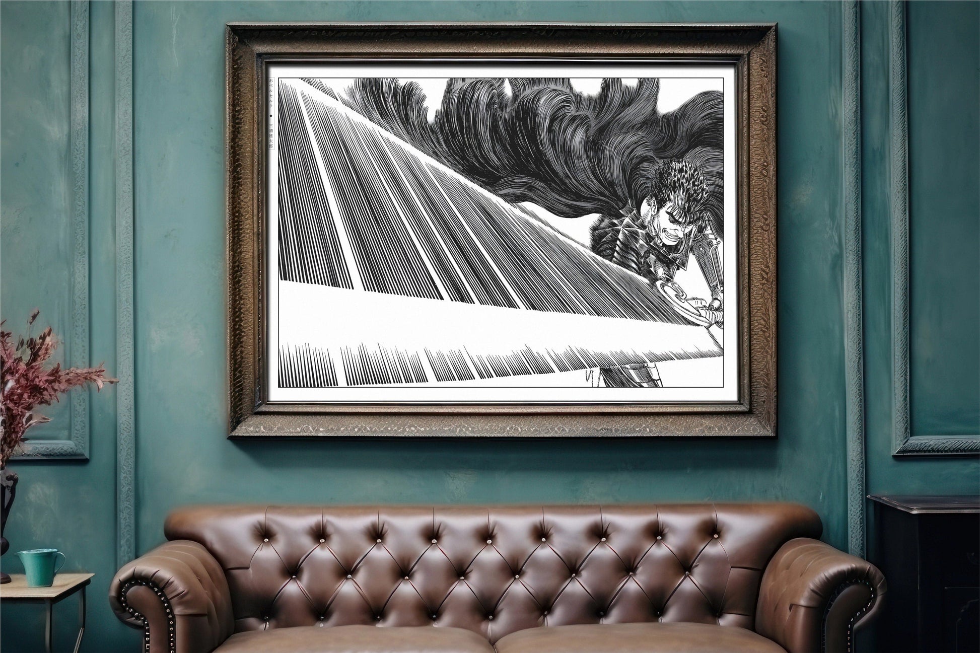 Transform your space with this Berserk manga poster. Immerse yourself in Miura's iconic art and dark storytelling for a powerful, gothic statement piece.