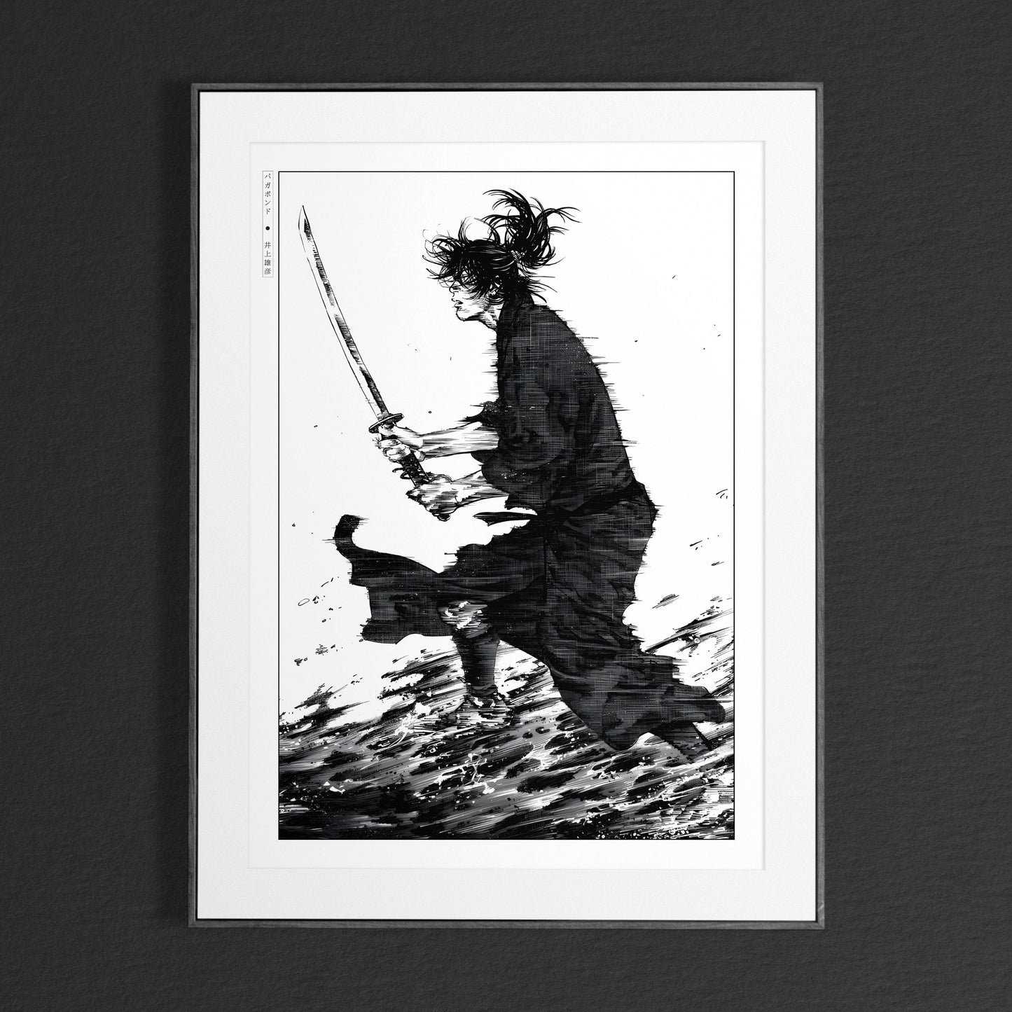 Shop Vagabond manga wall art at Eastern Archivals. Premium prints and posters featuring iconic characters like Miyamoto Musashi and Sasaki Kojiro.