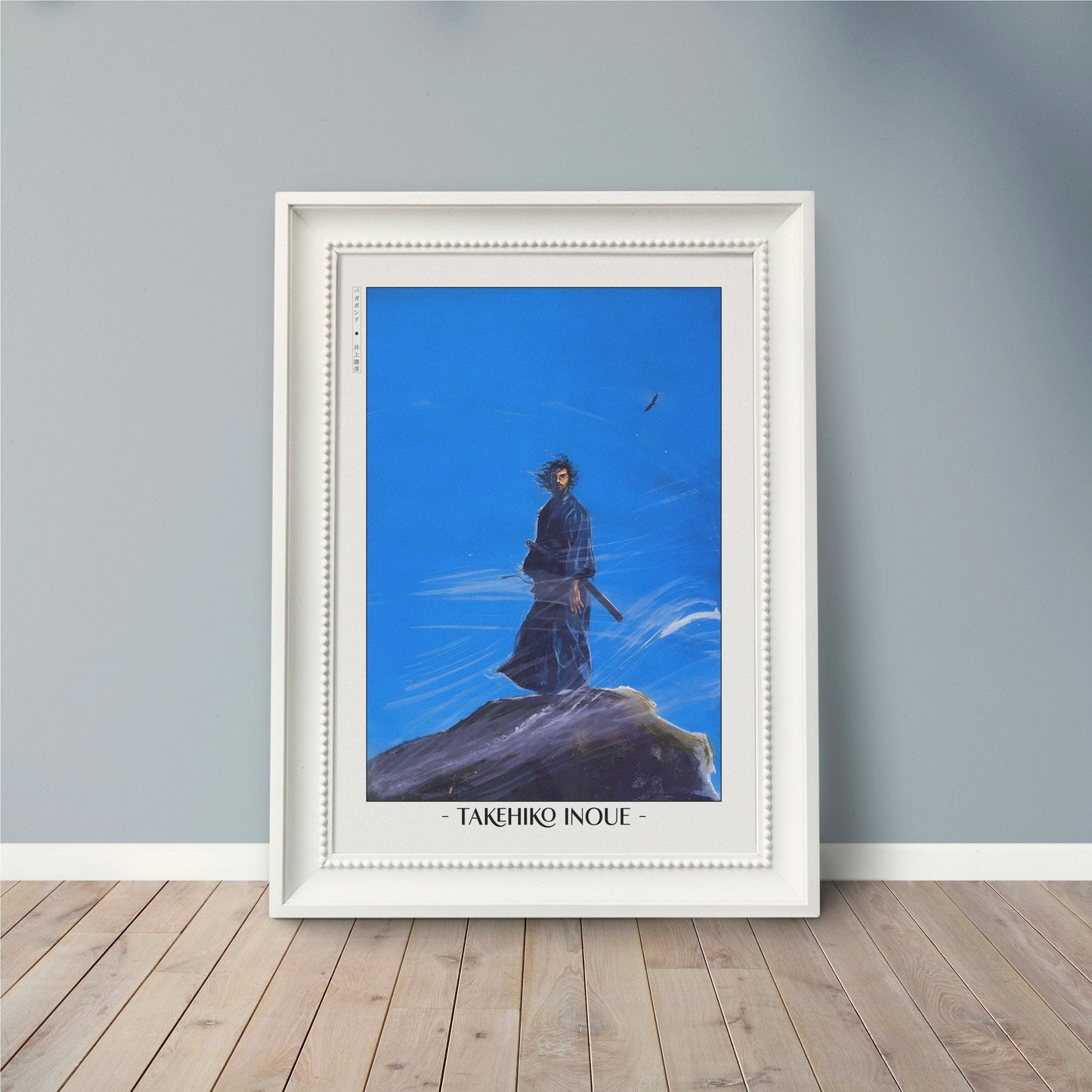 Explore Vagabond manga wall art by Takehiko Inoue. High-quality prints featuring legendary characters like Miyamoto Musashi and Sasaki Kojiro.