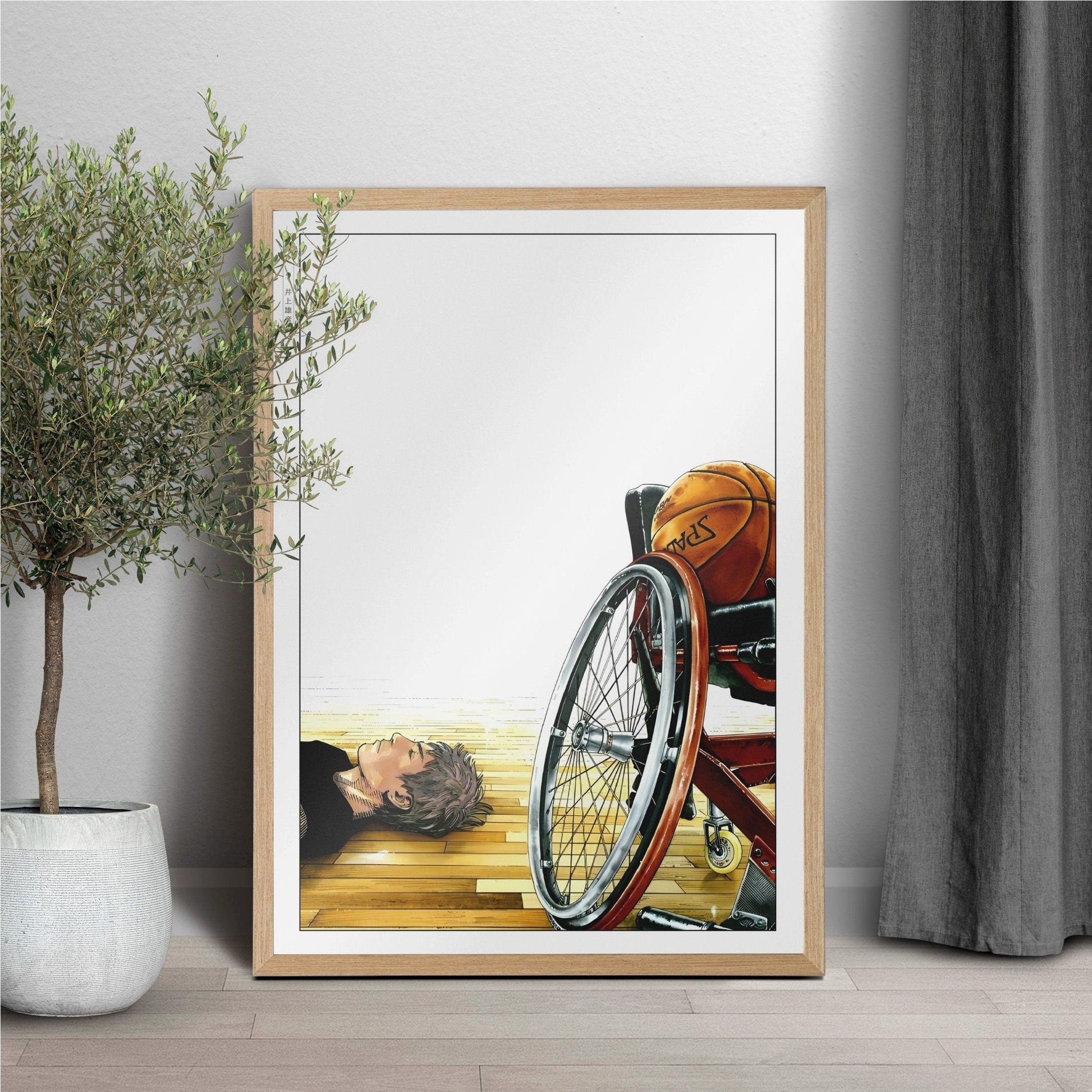 The Real manga panel collection captures the world of wheelchair basketball through Takehiko InoueÕs art, blending sport and resilience in a powerful visual.