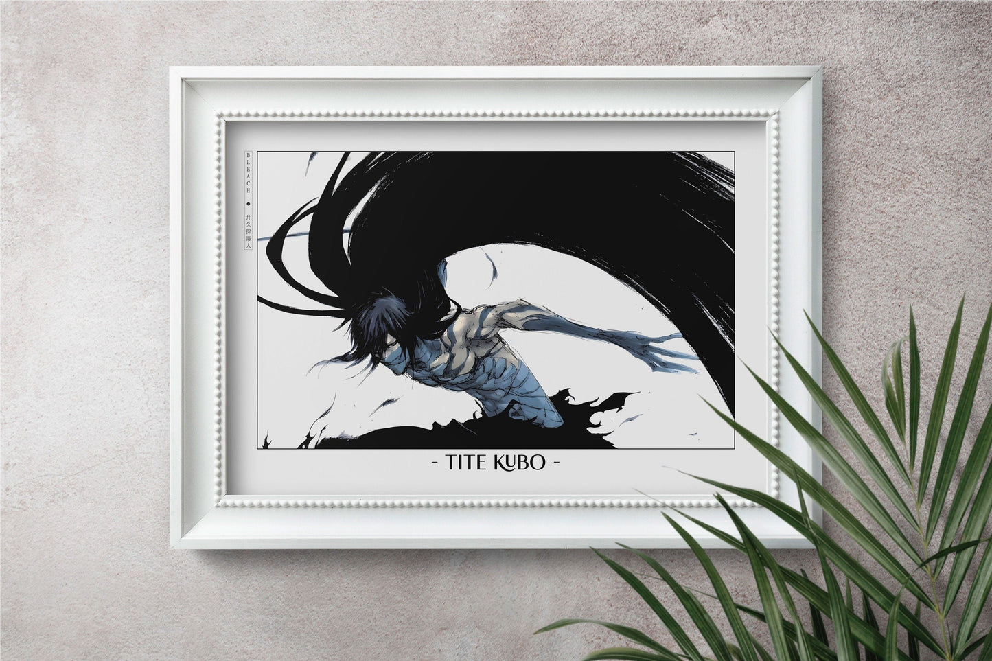 Celebrate Tite Kubo's masterful storytelling with this anime wall art, showcasing the world of Soul Reapers and its unforgettable characters.