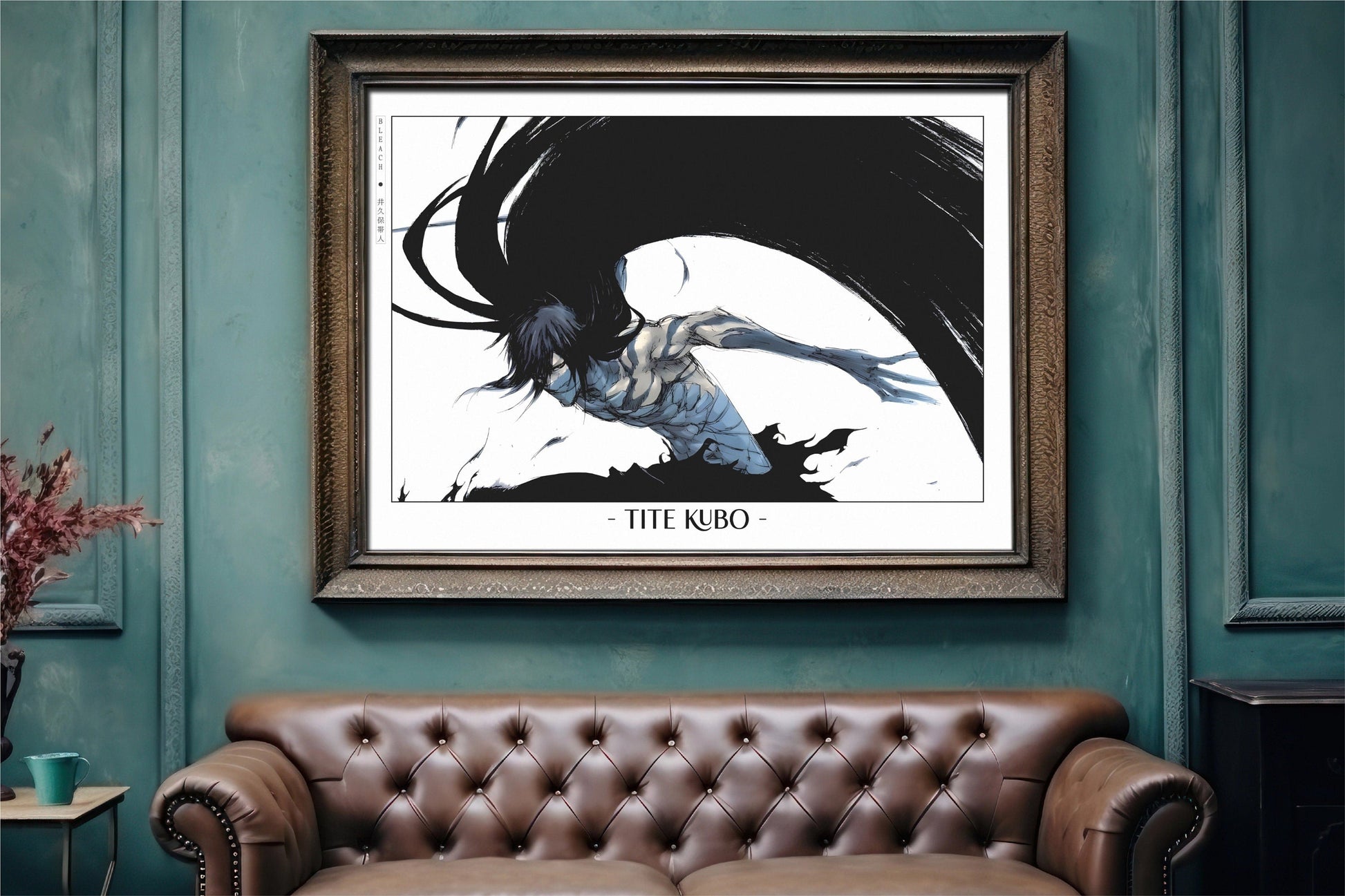 Celebrate Tite Kubo's masterful storytelling with this anime wall art, showcasing the world of Soul Reapers and its unforgettable characters.