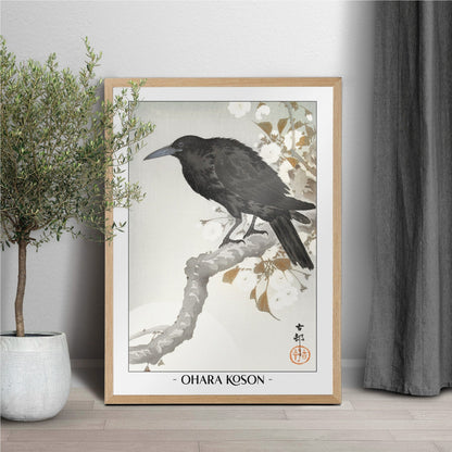 Elevate your decor with Ohara Koson's bird art prints, showcasing the grace of nature and the timeless charm of traditional Japanese Ukiyo-e craftsmanship.