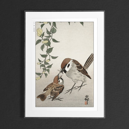 Ohara Koson's bird art prints capture the elegance of nature with intricate details and vibrant colors, adding a touch of Japanese artistry to your home