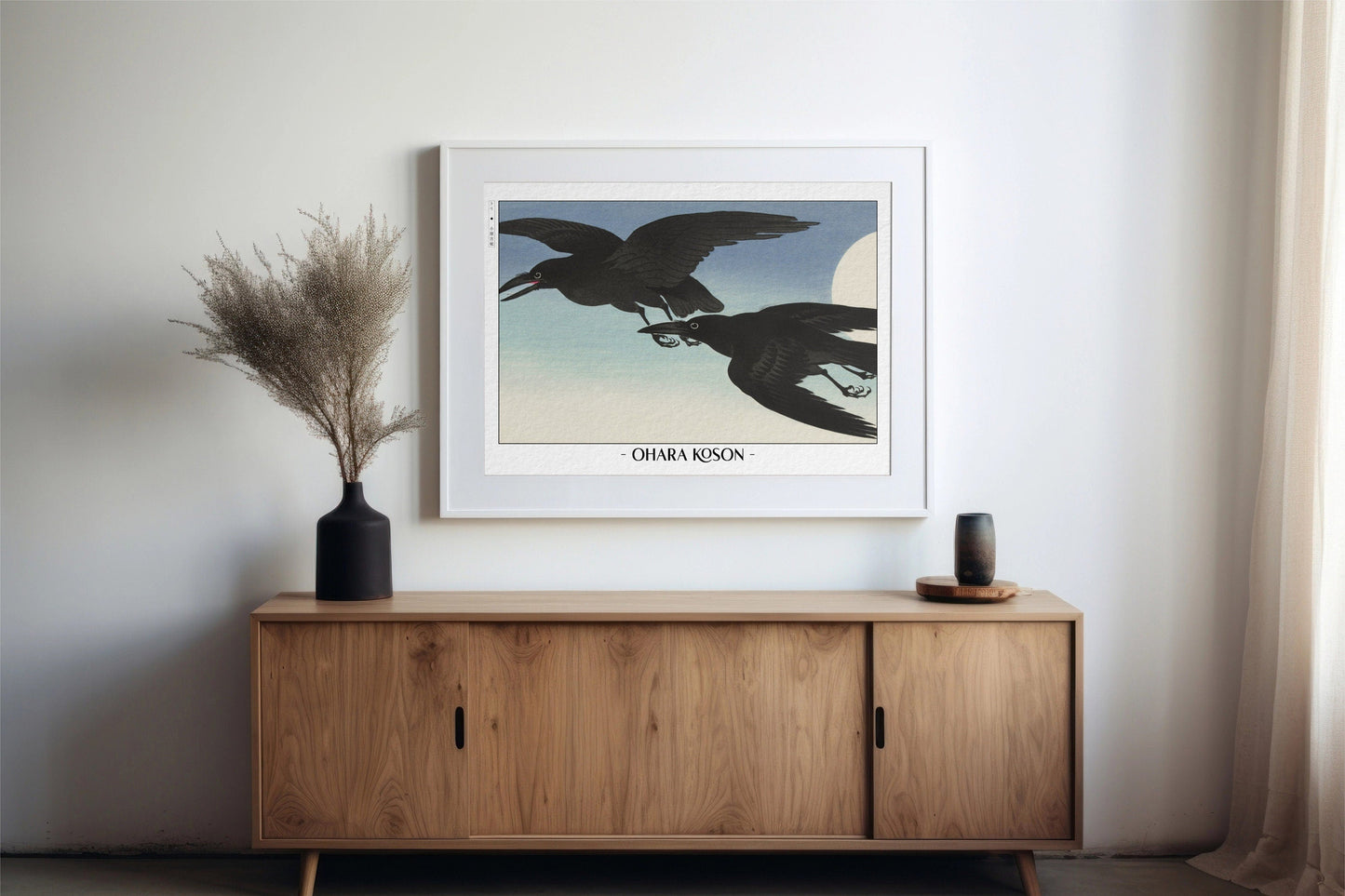 Elevate your decor with Ohara Koson's bird art prints, showcasing the grace of nature and the timeless charm of traditional Japanese Ukiyo-e craftsmanship.