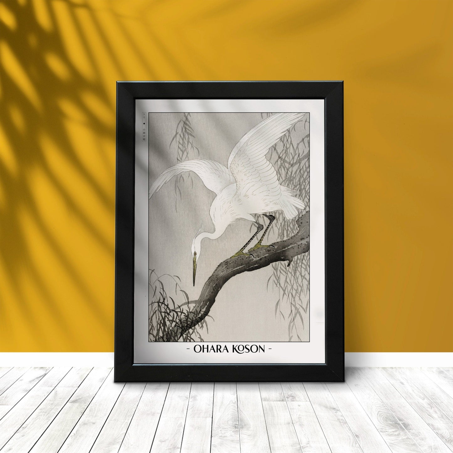 Elevate your decor with Ohara Koson's bird art prints, showcasing the grace of nature and the timeless charm of traditional Japanese Ukiyo-e craftsmanship.