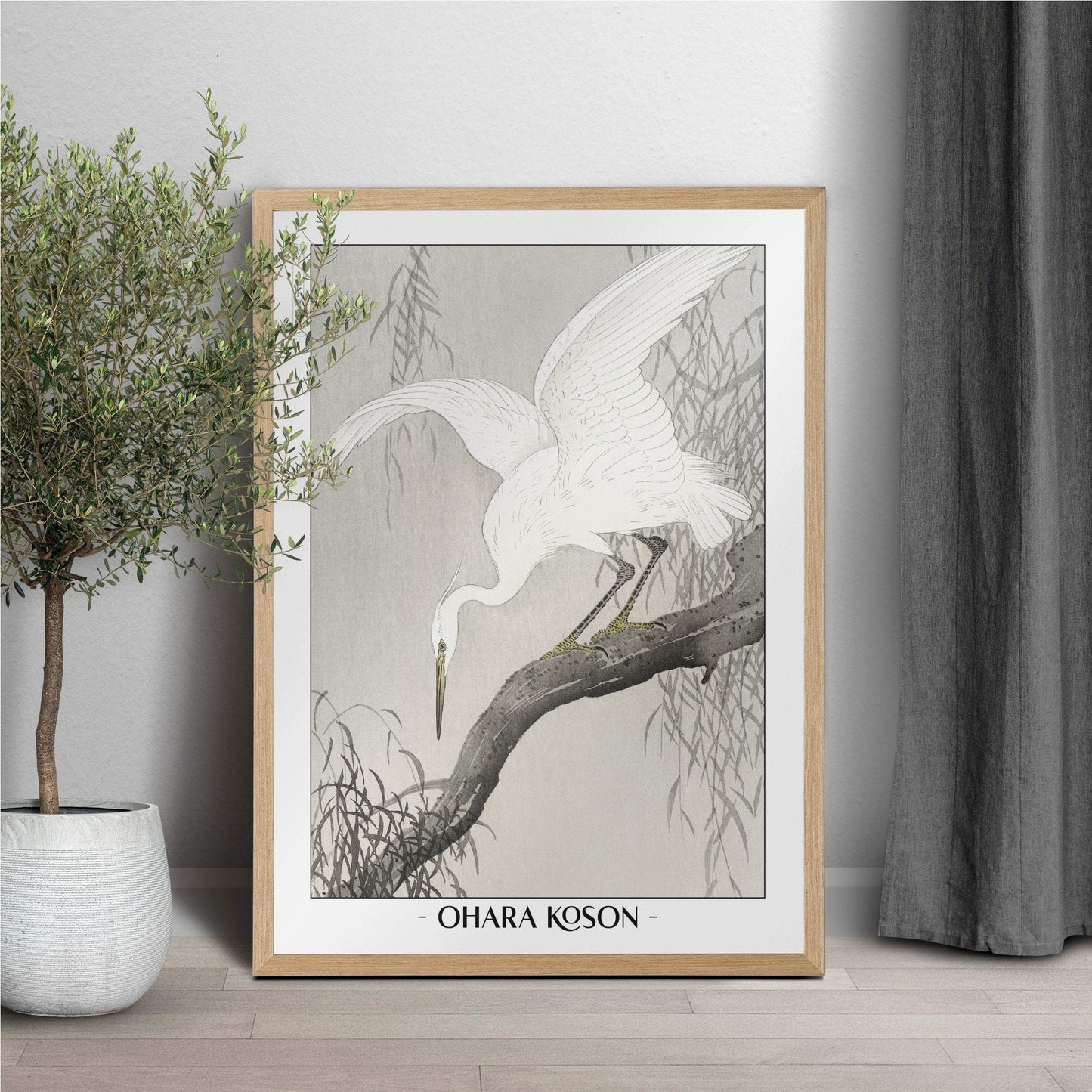 Elevate your decor with Ohara Koson's bird art prints, showcasing the grace of nature and the timeless charm of traditional Japanese Ukiyo-e craftsmanship.