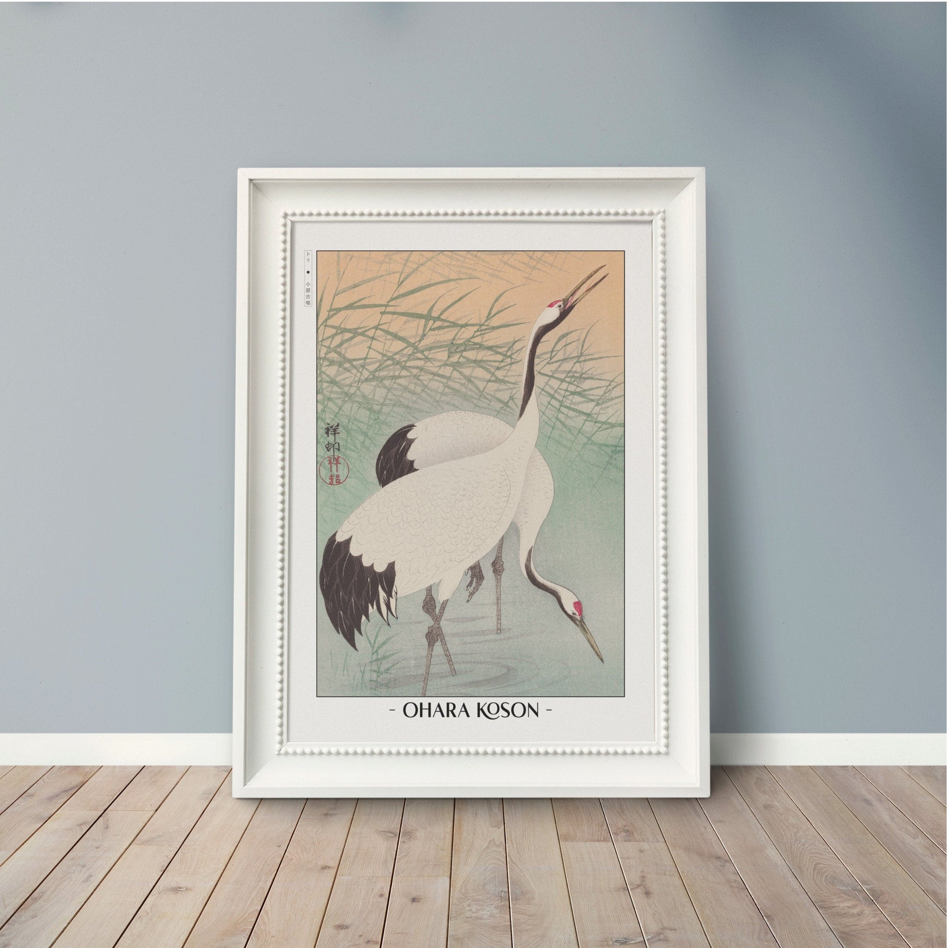 Elevate your decor with Ohara Koson's bird art prints, showcasing the grace of nature and the timeless charm of traditional Japanese Ukiyo-e craftsmanship.