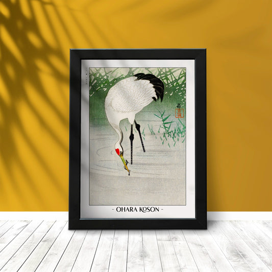 Elevate your decor with Ohara Koson's bird art prints, showcasing the grace of nature and the timeless charm of traditional Japanese Ukiyo-e craftsmanship.