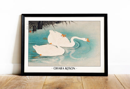 Elevate your decor with Ohara Koson's bird art prints, showcasing the grace of nature and the timeless charm of traditional Japanese Ukiyo-e craftsmanship.