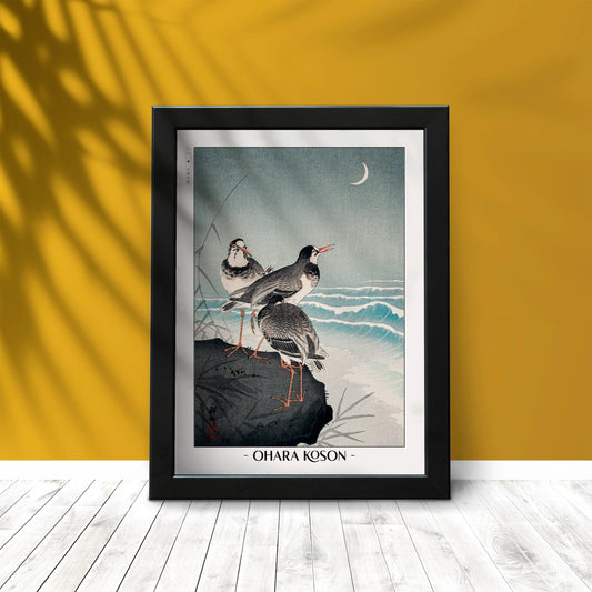 Elevate your decor with Ohara Koson's bird art prints, showcasing the grace of nature and the timeless charm of traditional Japanese Ukiyo-e craftsmanship.