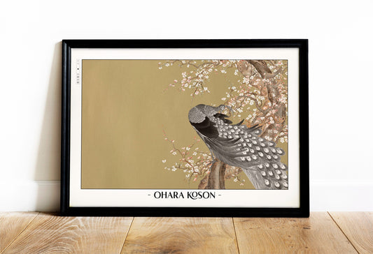 Elevate your decor with Ohara Koson's bird art prints, showcasing the grace of nature and the timeless charm of traditional Japanese Ukiyo-e craftsmanship.