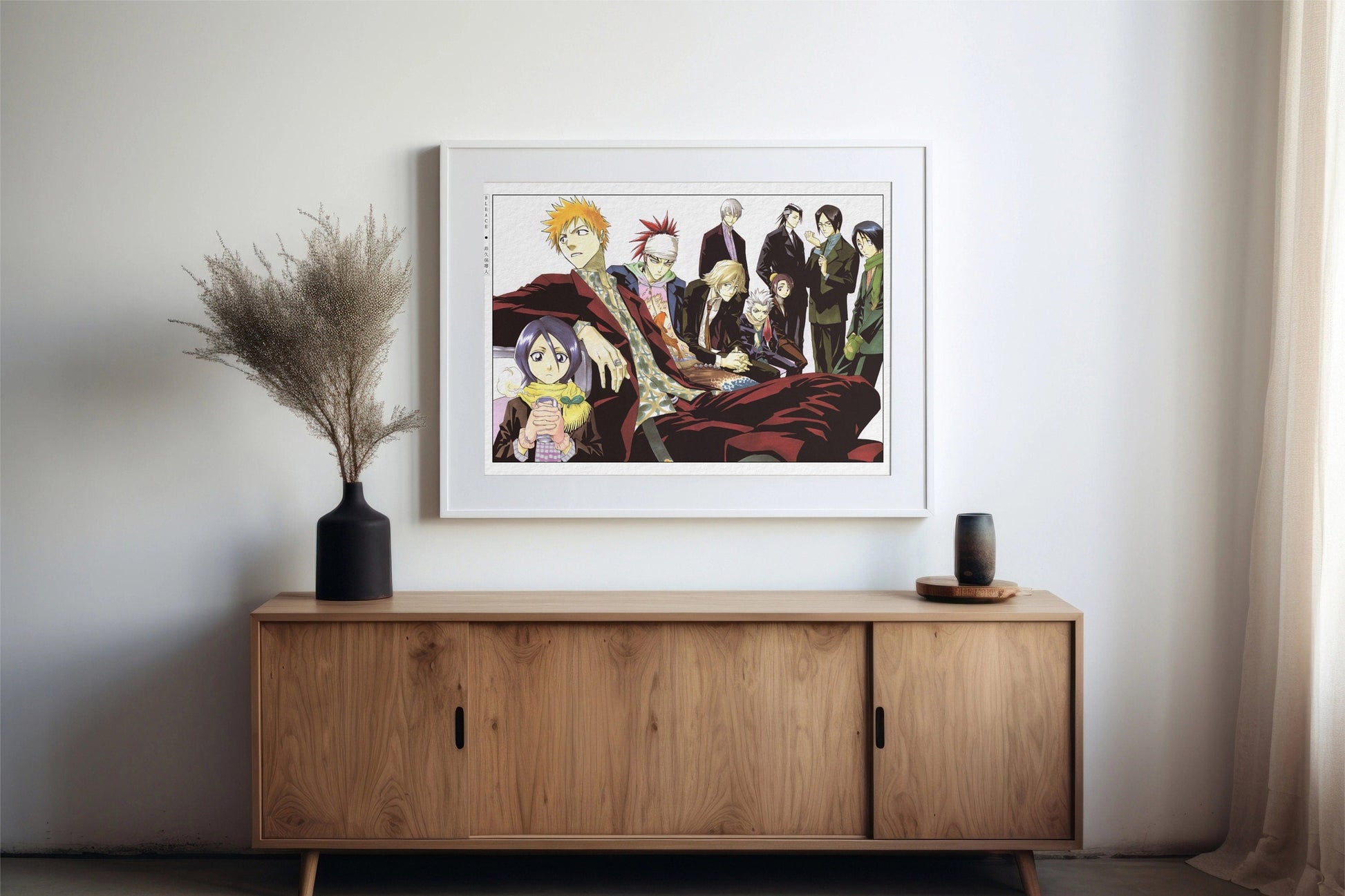 Explore the world of soul reapers and hollow battles with our striking anime wall art, capturing the intense action and emotions from this iconic manga series.