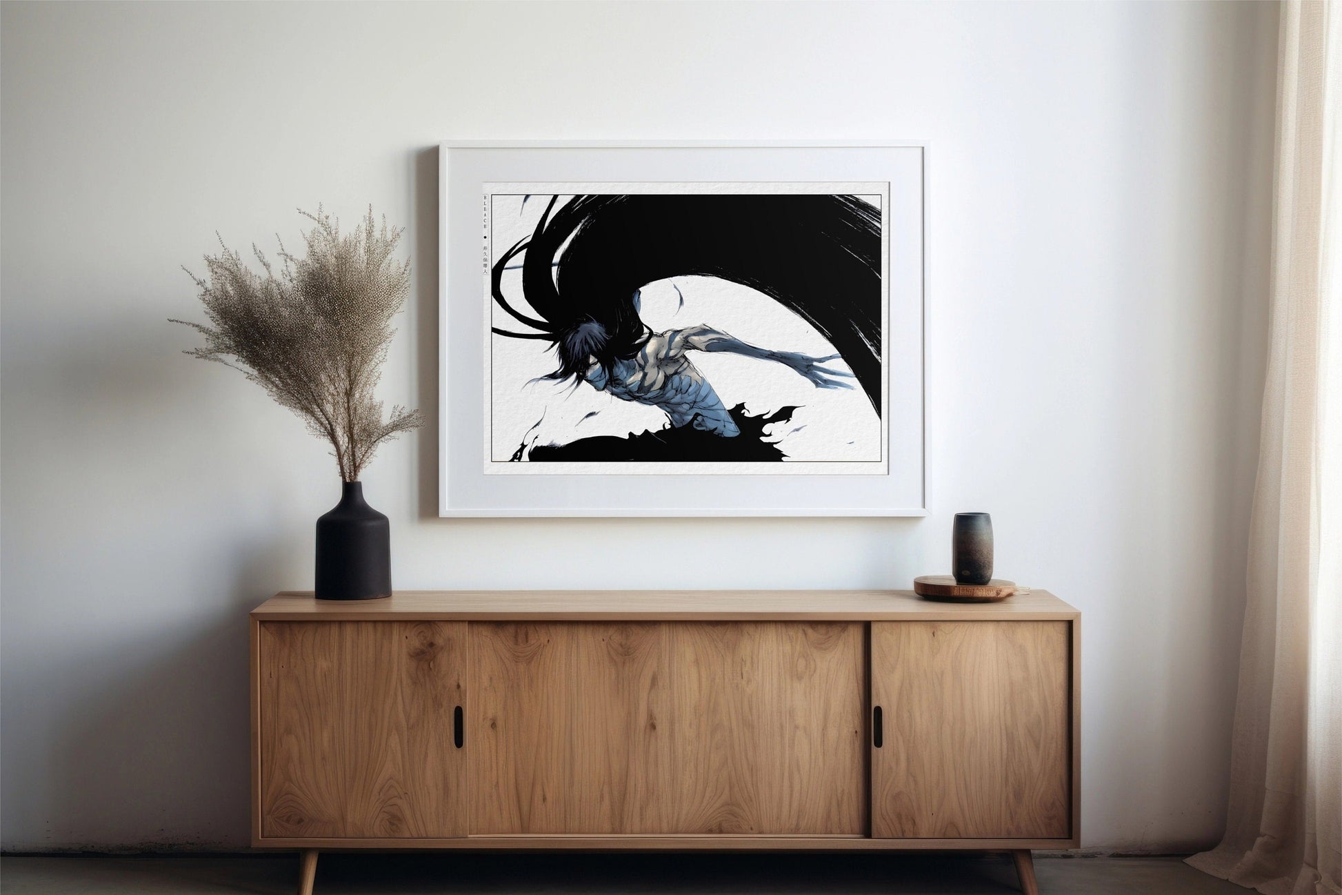 Explore the world of soul reapers and hollow battles with our striking anime wall art, capturing the intense action and emotions from this iconic manga series.