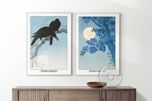 Add elegance to your space with the Set of 2 Ukiyo-e Wall Art. Traditional Japanese woodblock prints that bring culture and sophistication to any room.