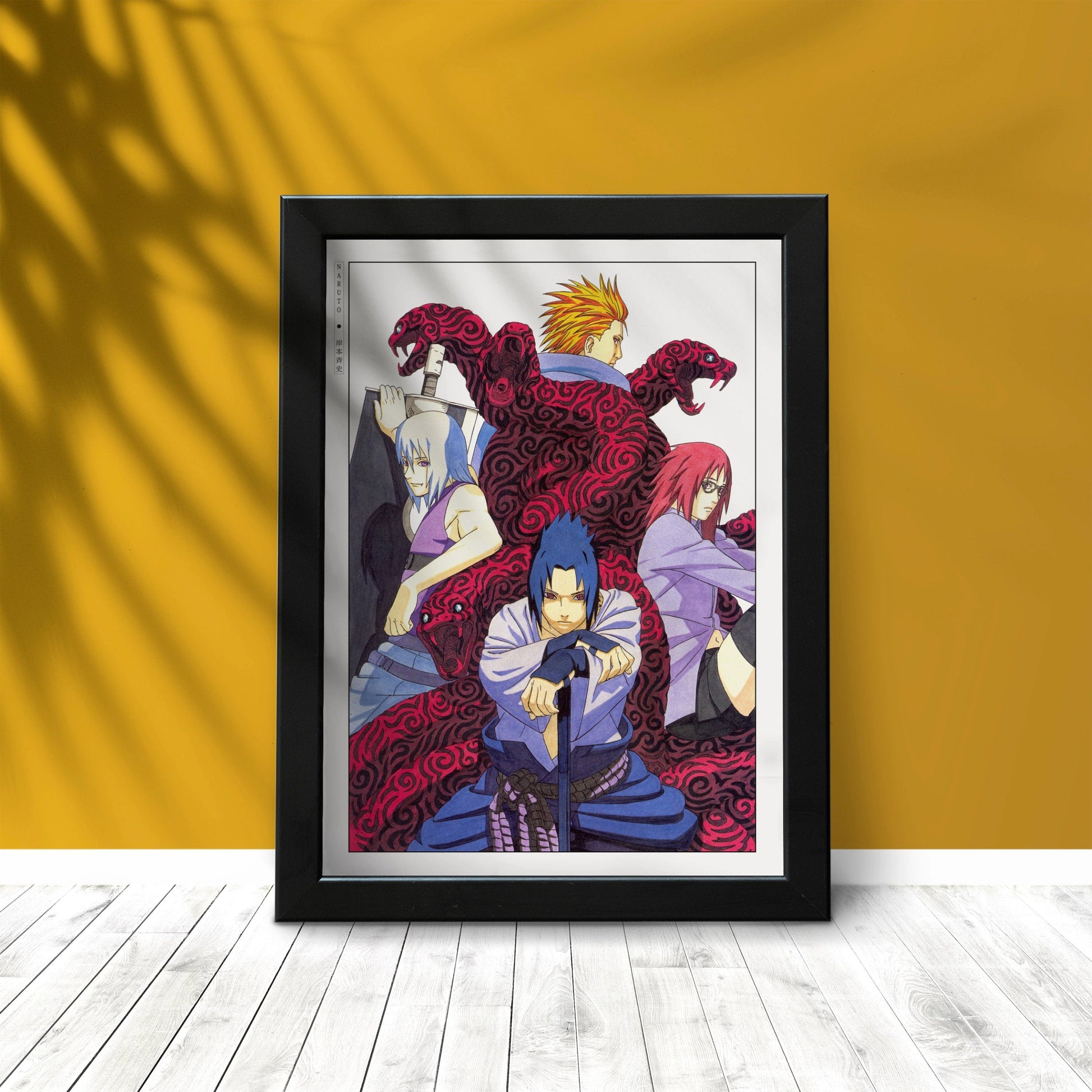 Explore the world of ninjas with dynamic manga wall art, capturing epic moments from the world of shinobi. Perfect for any manga lover's collection.