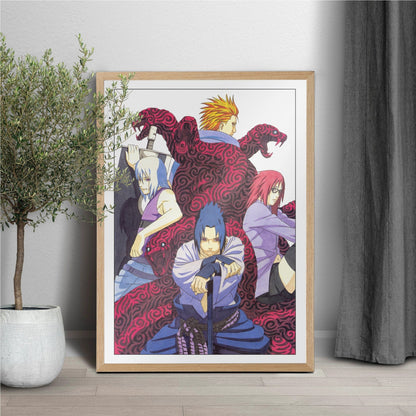 Explore the world of ninjas with dynamic manga wall art, capturing epic moments from the world of shinobi. Perfect for any manga lover's collection.