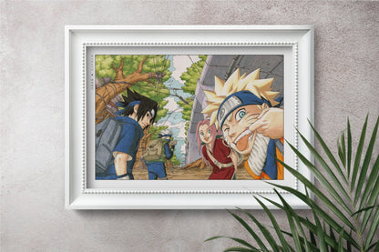 Explore the world of ninjas with dynamic manga wall art, capturing epic moments from the world of shinobi. Perfect for any manga lover's collection.