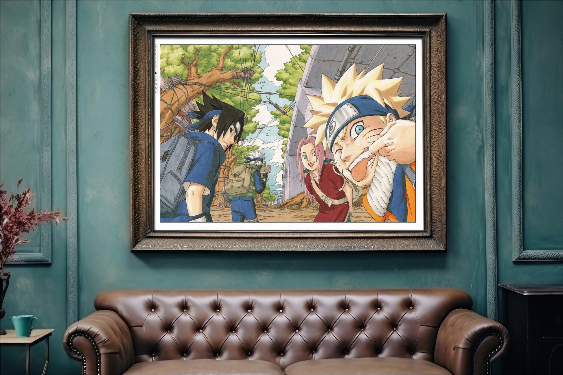 Explore the world of ninjas with dynamic manga wall art, capturing epic moments from the world of shinobi. Perfect for any manga lover's collection.