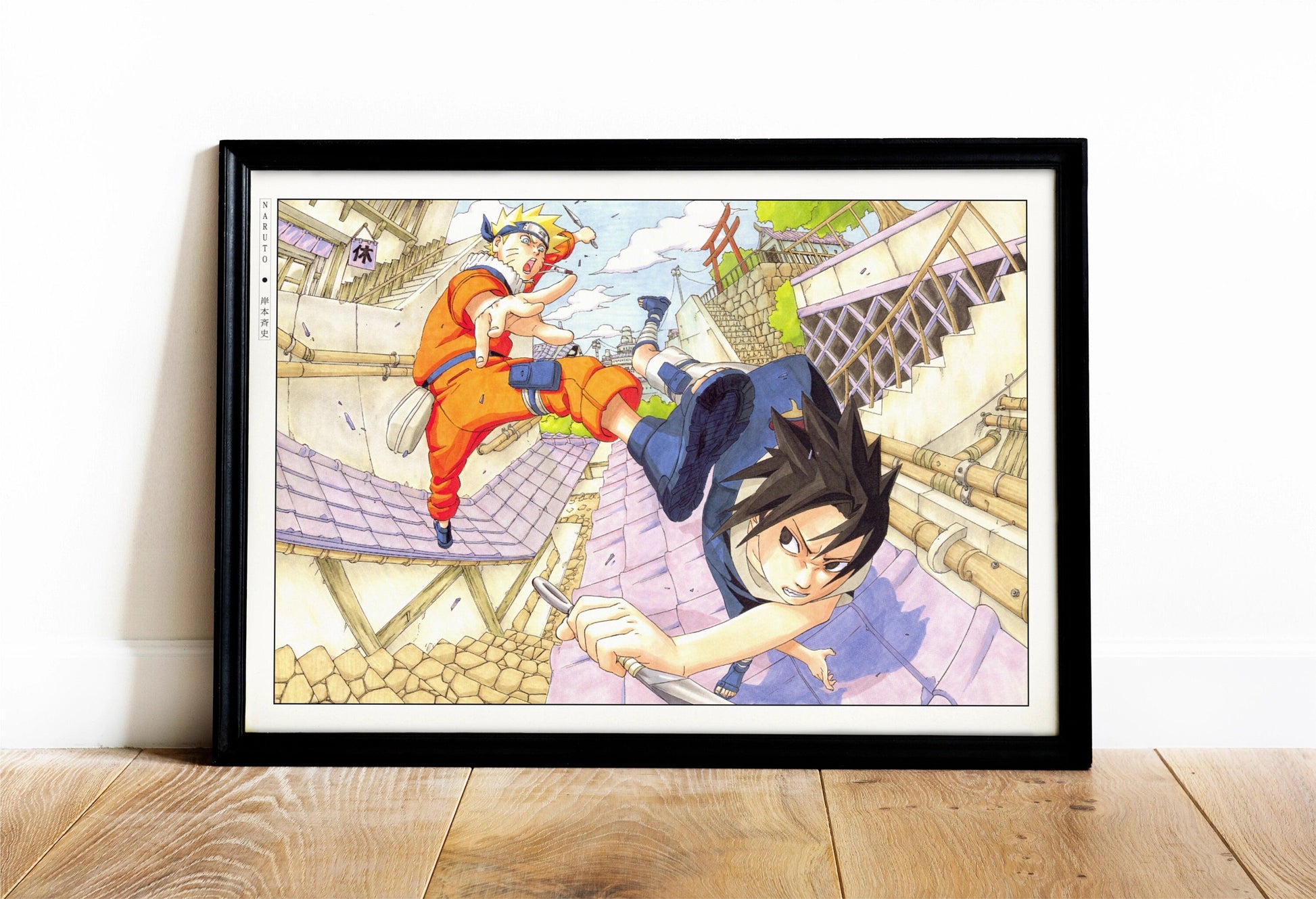 Explore the world of ninjas with dynamic manga wall art, capturing epic moments from the world of shinobi. Perfect for any manga lover's collection.