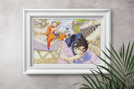 Explore the world of ninjas with dynamic manga wall art, capturing epic moments from the world of shinobi. Perfect for any manga lover's collection.