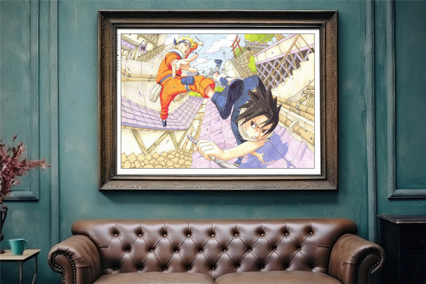 Explore the world of ninjas with dynamic manga wall art, capturing epic moments from the world of shinobi. Perfect for any manga lover's collection.