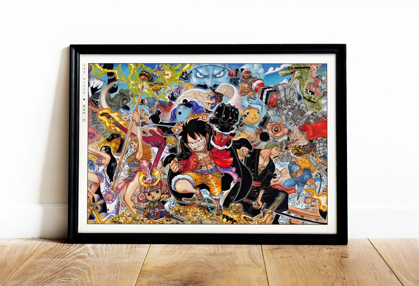 Capture the essence of adventure with our manga wall art, showcasing beloved characters from the world of pirates, bringing energy and life to any room.