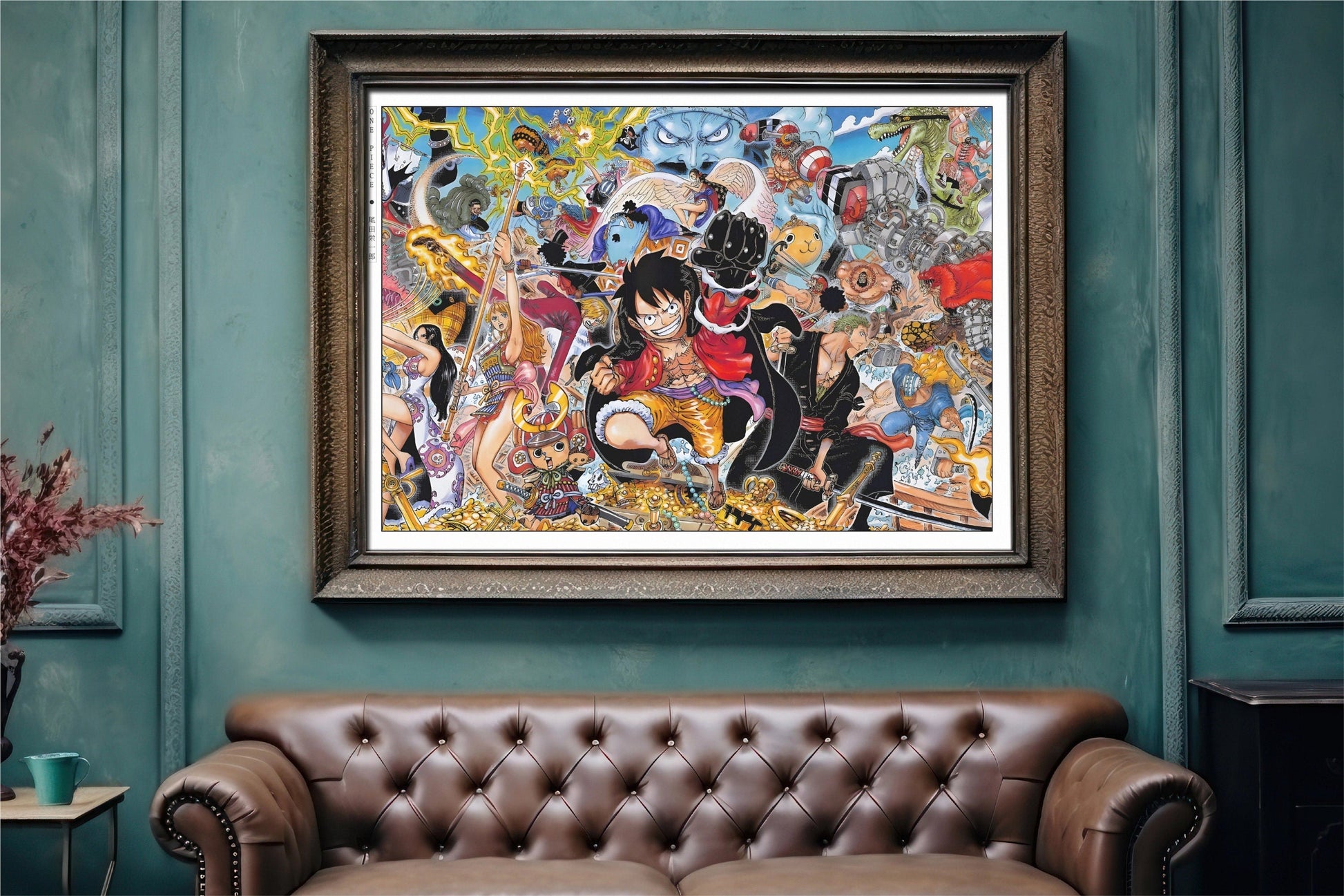 Capture the essence of adventure with our manga wall art, showcasing beloved characters from the world of pirates, bringing energy and life to any room.