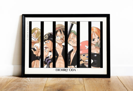 Explore the epic world of pirates with this shonen manga poster, showcasing the work of Oda. A tribute to his legendary storytelling - shop now.