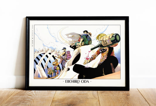 Explore the epic world of pirates with this shonen manga poster, showcasing the work of Oda. A tribute to his legendary storytelling - shop now.