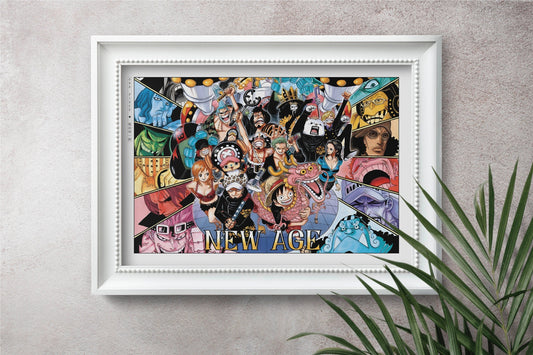 Capture the essence of adventure with our manga wall art, showcasing beloved characters from the world of pirates, bringing energy and life to any room.