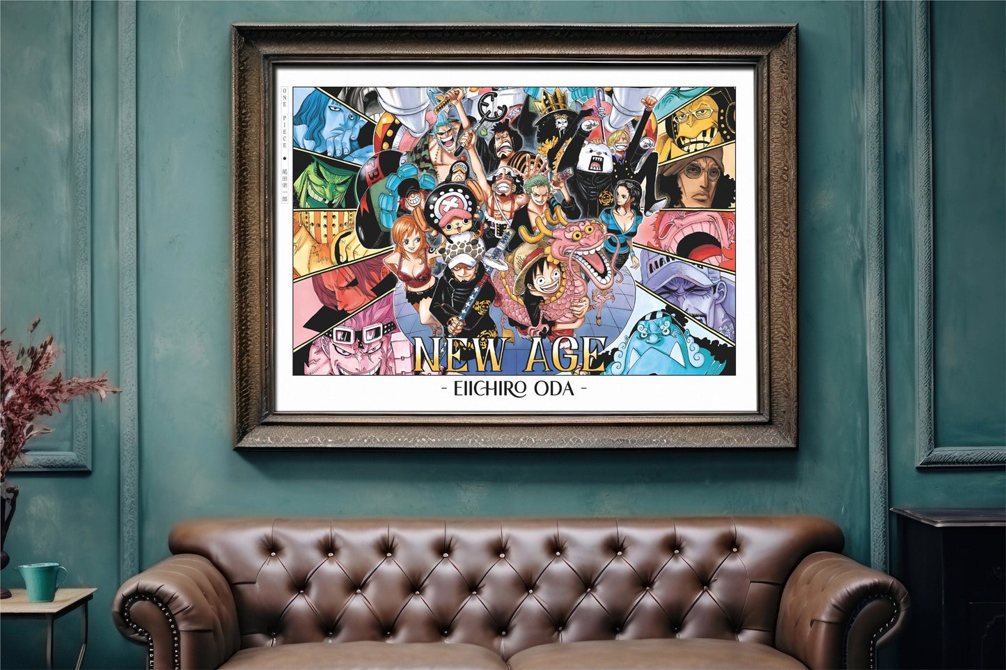 Explore the epic world of pirates with this shonen manga poster, showcasing the work of Oda. A tribute to his legendary storytelling - shop now.