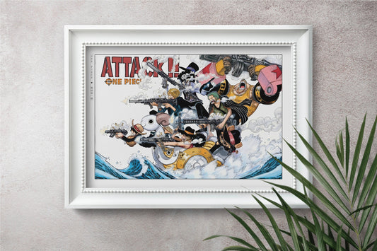 Capture the essence of adventure with our manga wall art, showcasing beloved characters from the world of pirates, bringing energy and life to any room.