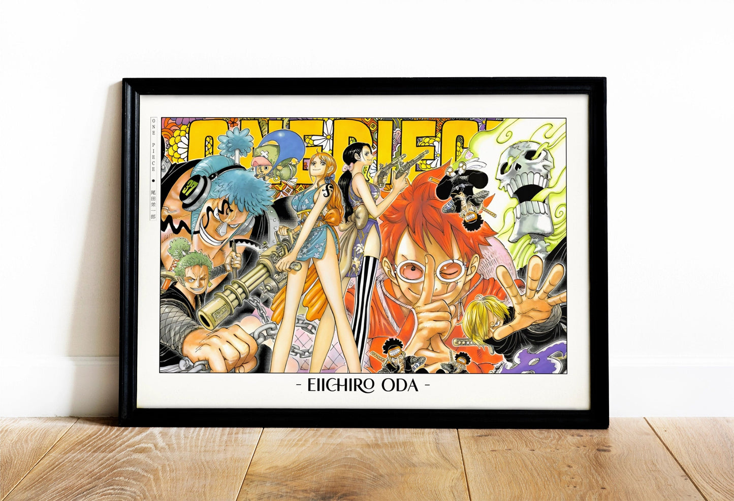 Explore the epic world of pirates with this shonen manga poster, showcasing the work of Oda. A tribute to his legendary storytelling - shop now.