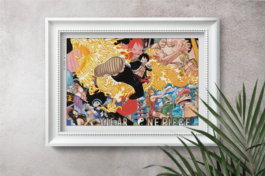 Capture the essence of adventure with our manga wall art, showcasing beloved characters from the world of pirates, bringing energy and life to any room.