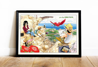 Capture the essence of adventure with our manga wall art, showcasing beloved characters from the world of pirates, bringing energy and life to any room.