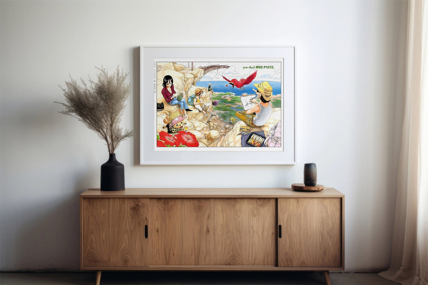 Capture the essence of adventure with our manga wall art, showcasing beloved characters from the world of pirates, bringing energy and life to any room.