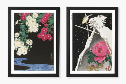 Add elegance to your space with the Set of 2 Ukiyo-e Wall Art. Traditional Japanese woodblock prints that bring culture and sophistication to any room.