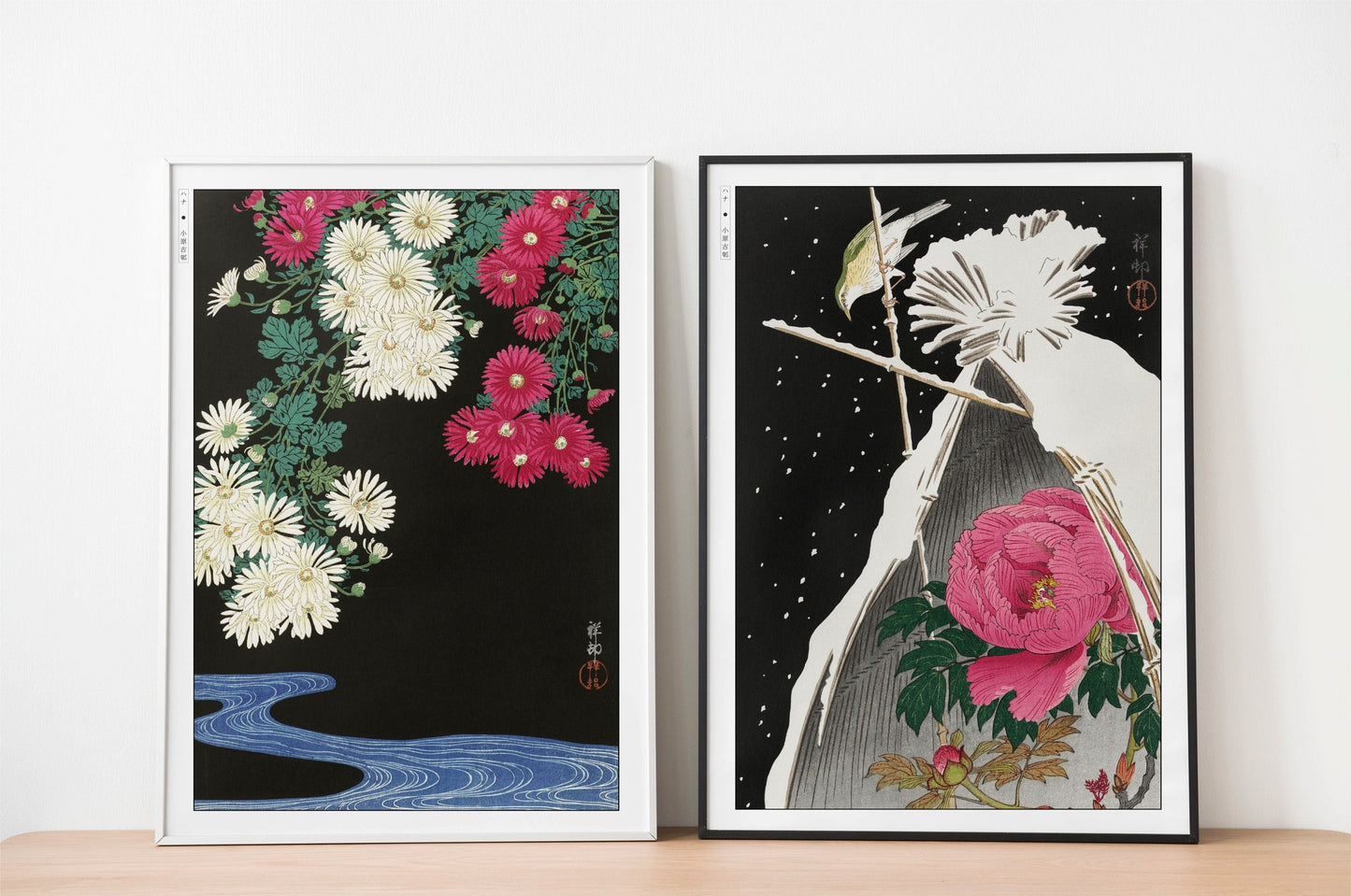 Add elegance to your space with the Set of 2 Ukiyo-e Wall Art. Traditional Japanese woodblock prints that bring culture and sophistication to any room.