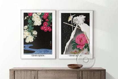 Add elegance to your space with the Set of 2 Ukiyo-e Wall Art. Traditional Japanese woodblock prints that bring culture and sophistication to any room.