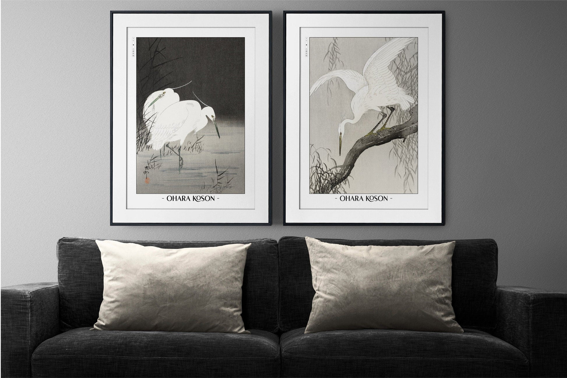 Add elegance to your space with the Set of 2 Ukiyo-e Wall Art. Traditional Japanese woodblock prints that bring culture and sophistication to any room.