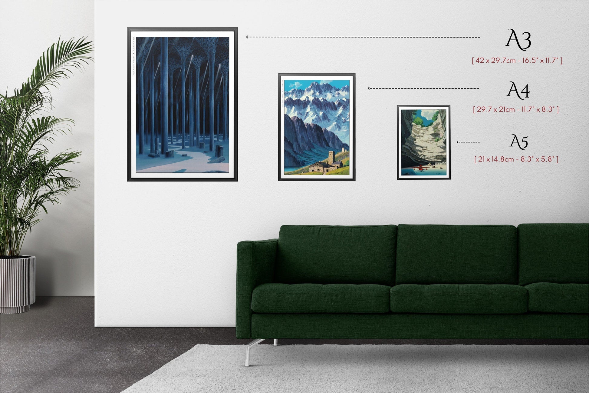 Bring the magic of Studio Ghibli into your home with enchanting art prints that capture the beauty and artistry of these beloved films.