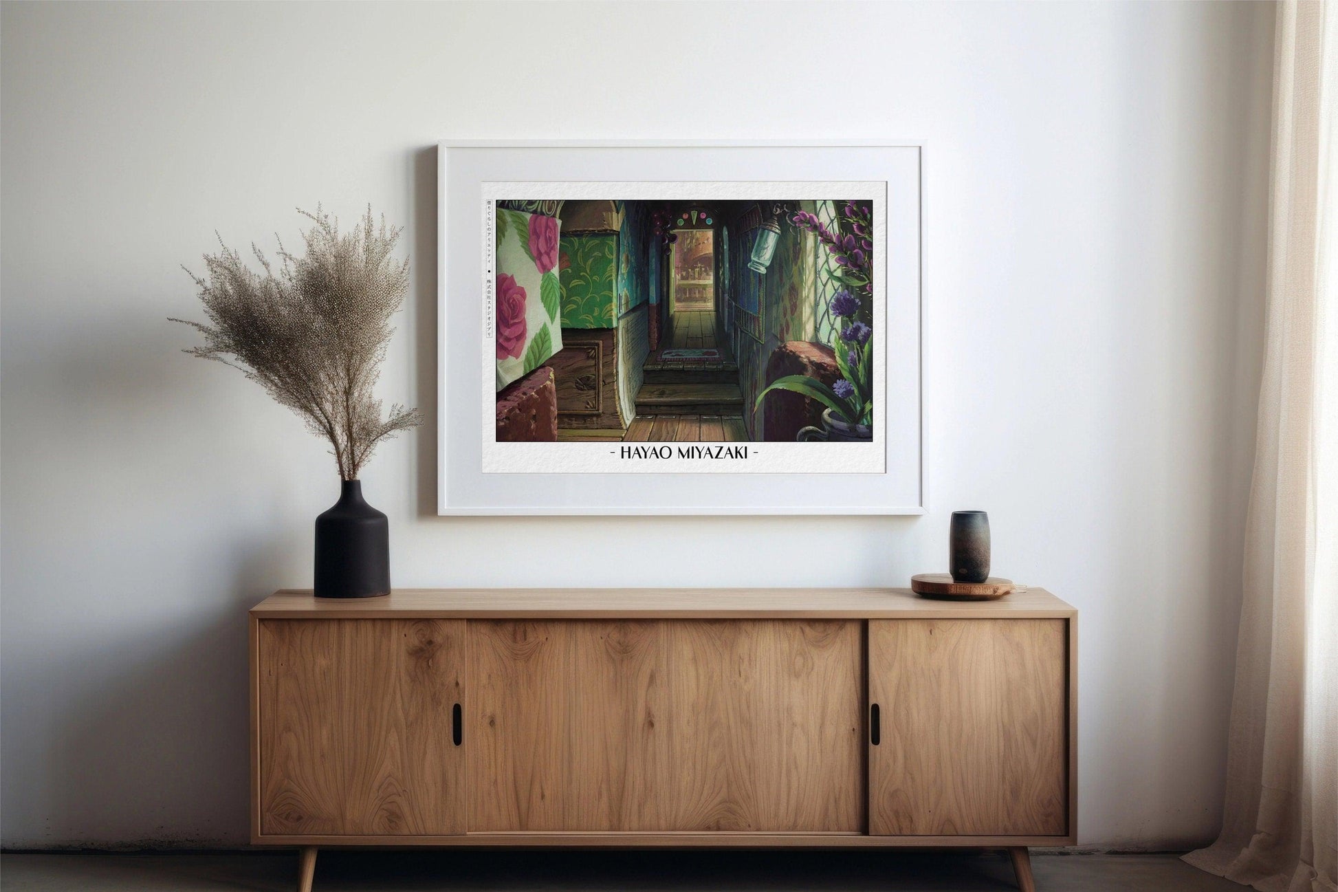 Experience the magic of Hayao MiyazakiÕs films with stunning Studio Ghibli art prints that bring his visionary worlds to life in your home.