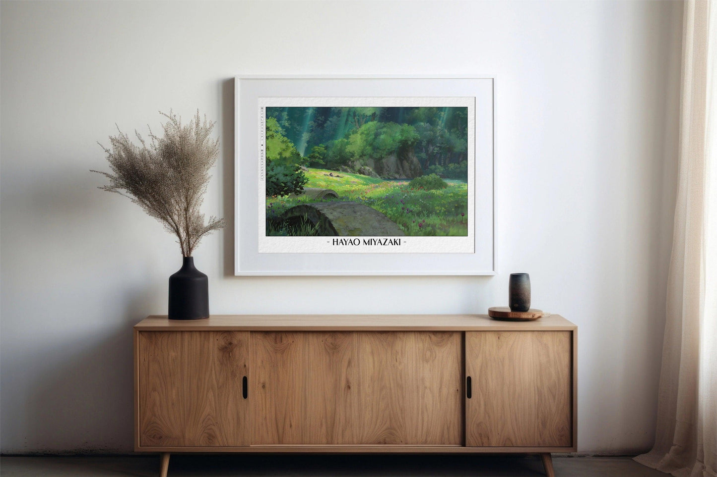 Experience the magic of Hayao MiyazakiÕs films with stunning Studio Ghibli art prints that bring his visionary worlds to life in your home.