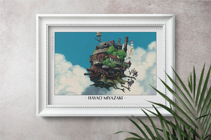 Experience the magic of Hayao MiyazakiÕs films with stunning Studio Ghibli art prints that bring his visionary worlds to life in your home.