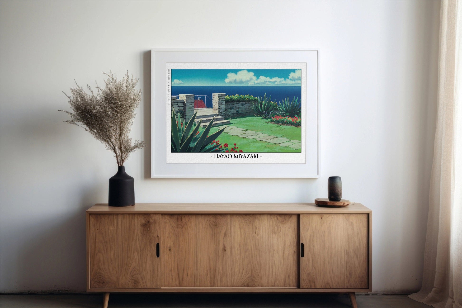 Experience the magic of Hayao MiyazakiÕs films with stunning Studio Ghibli art prints that bring his visionary worlds to life in your home.